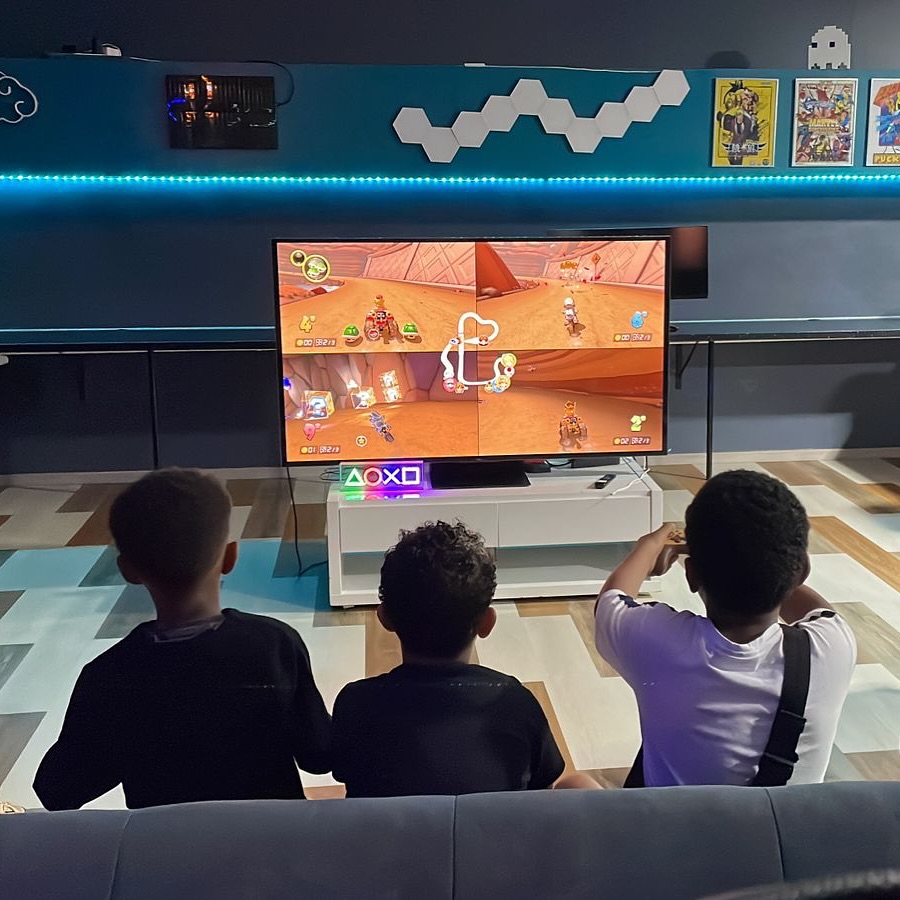 Anniversaire enfants en session Mario Kart